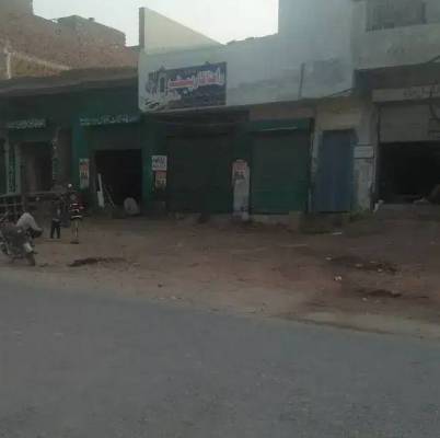 2 Shops with residential house for Sale Okara