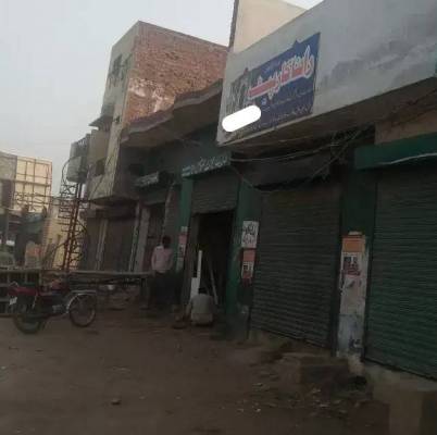 2 Shops with residential house for Sale Okara