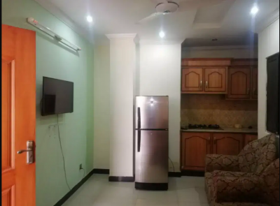 Fully furnished 1 Bed apprtmnt for rent in Bahria town , Islamabad